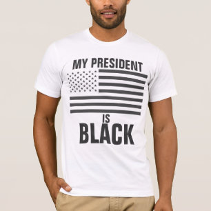 Min president är svart tee
