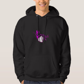 Min princess Wears Cleats Softball Player Hoodie