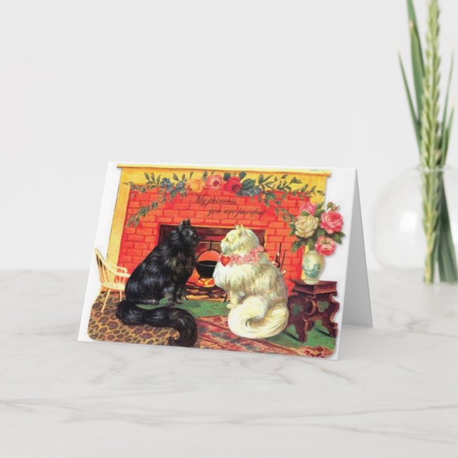 Min prinsessa du är ett kort för alla hjärtans dag (Framsida)