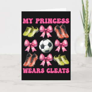 Min prinsessa har fotbollsskor Soccer Mamma Mors D Kort