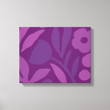 Min prinsessa Kärlek Lila Lycklig Huge Flowers