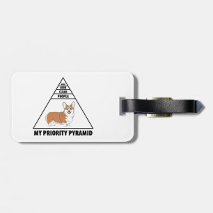 Min Prioritetspyramid Corgi Bagagebricka