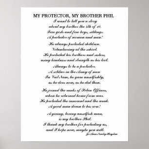 MIN PROTEKTOR MIN BROTHER PHIL POSTER