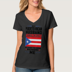 min Puerto-flocan make tror att Puerto rico Puerto T Shirt