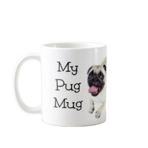 Min Pug Mugg Cute Hund Mugg
