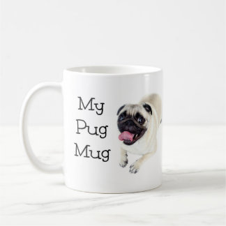 Min Pug Mugg tvåsidig cute Hund Gift Idea