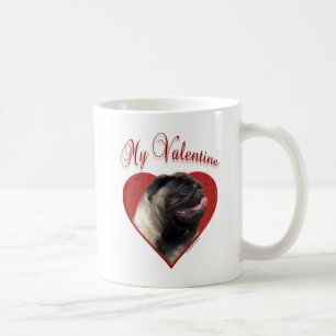 Min Pug Valentine Kaffemugg