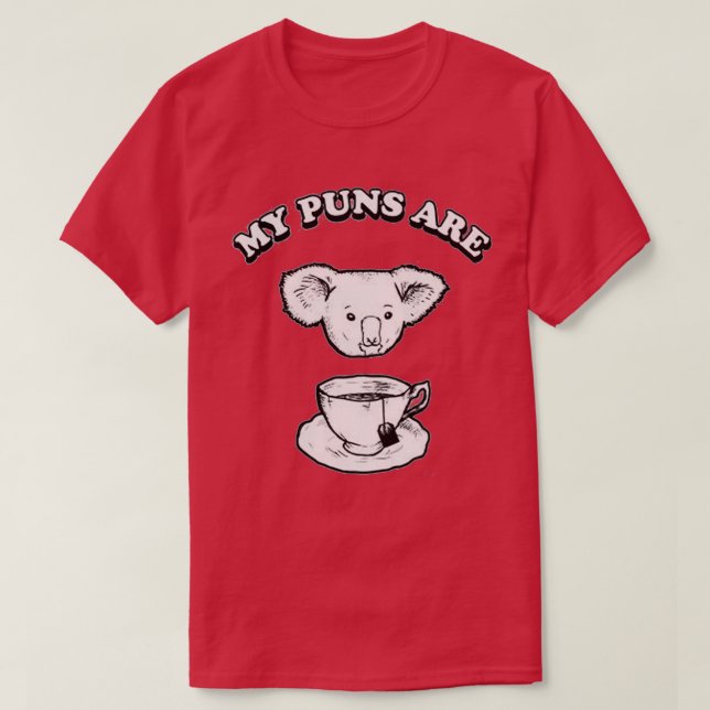 Min punt är koala tea 9 t shirt (Design framsida)