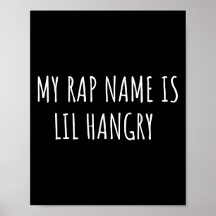 Min Rap Namn är lilkängig för Tonåring flickor Poster