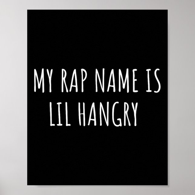 Min Rap Namn är lilkängig för Tonåring flickor Poster (Framsidan)