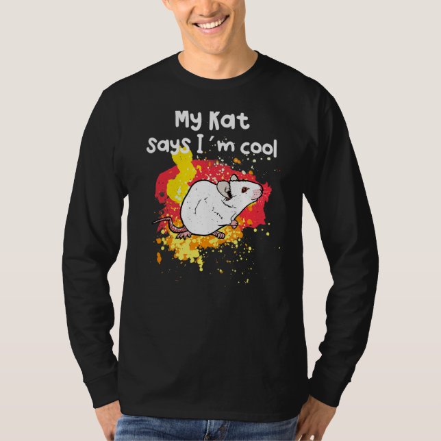Min Råtta säger att jag är Coola T Shirt (Framsida)