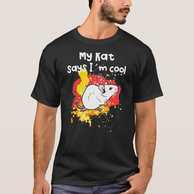 Min Råtta säger att jag är Coola T Shirt (Framsida)