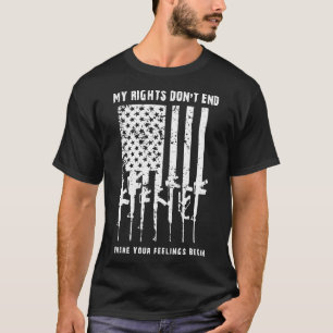 min rättigheter avslutar inte var dina känslor t shirt