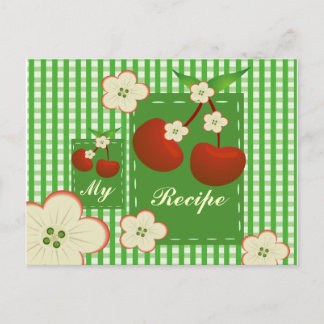 Min Recept Cherry Patch Vykort