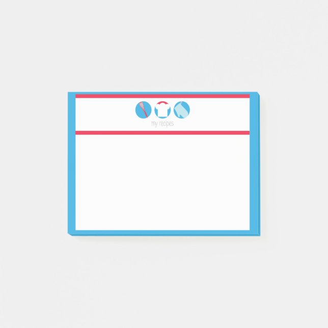 Min recept post-it block (Framsida)