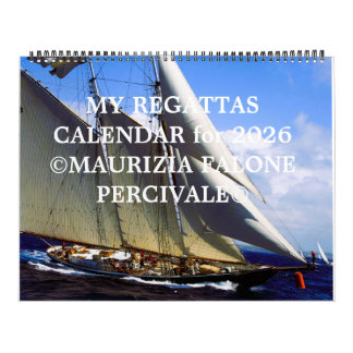 Min Regattakalender för ett glatt 2026.   Kalender