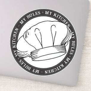 Min Regler-huvud Chef Quote Klistermärken