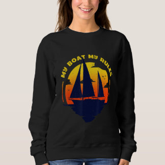 Min Regler kapten Boating Pontoon T Shirt