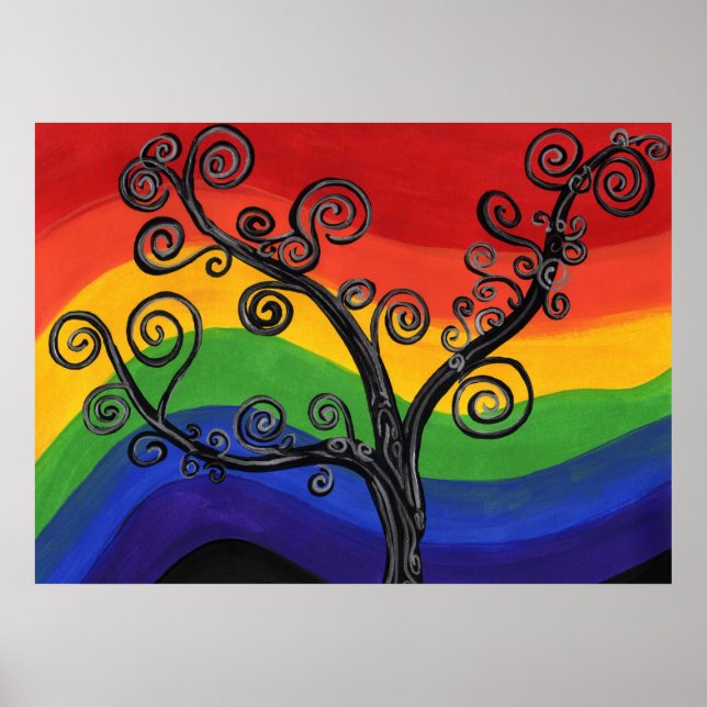 Min regnbåge poster (Framsidan)