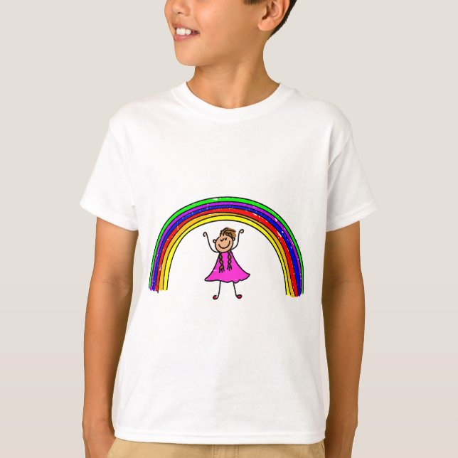 Min regnbåge t-shirt (Framsida)