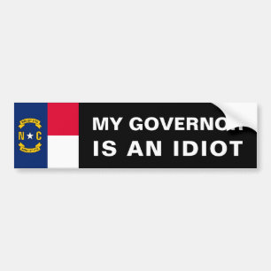 Min regulator är en idiot - North Carolina Bildekal