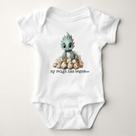 MIN REIGN HAS BEGAN baby draon söt gåva till baby T Shirt