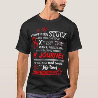 Min resa jag är en blodcancerfallare t shirt