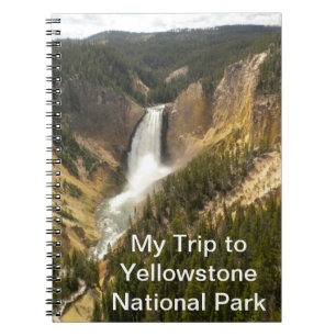 Min resa till Yellowstone National Park  Antecknin Anteckningsbok Med Spiral