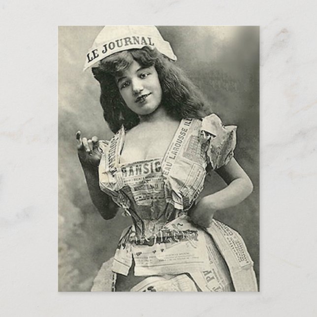 Min resväg är tidningen Newspaper Vykort (Framsida)