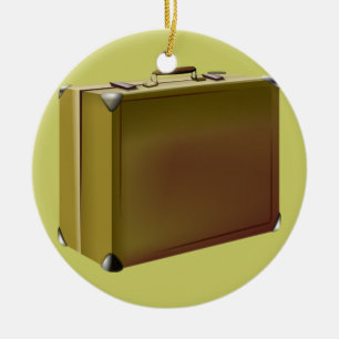 Min resväska packas! julgransprydnad keramik