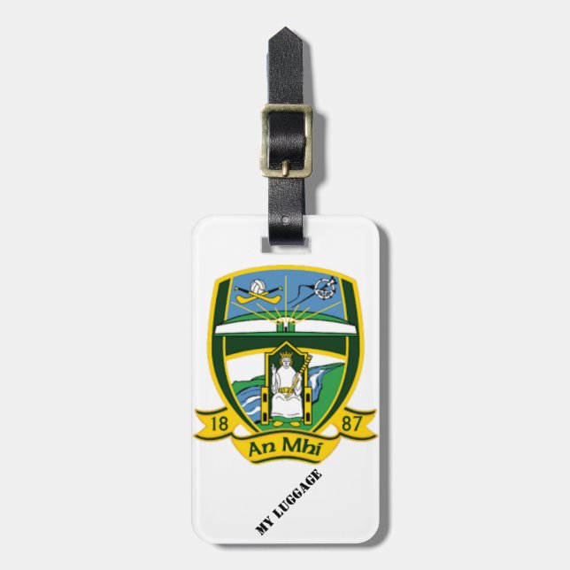 Min Resväskemärke County Meath Bagagebricka (Vertikal Framsida)