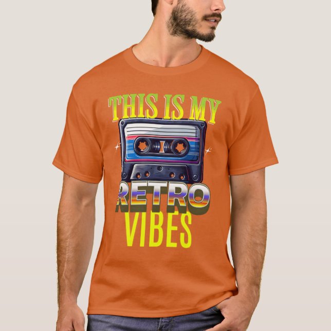 Min Retro Vibe-kassett rolig T Shirt (Framsida)