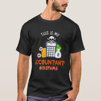 Min revisor Costume Halloween Horror Accountant T Shirt