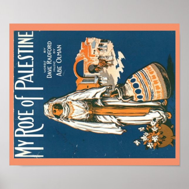 Min Ro i Palestina poster (Framsidan)