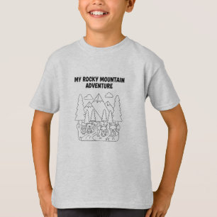Min Rocky Mountain-äventyr Söt unge T Shirt