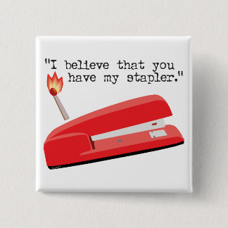 Min röda häftapparat knapp