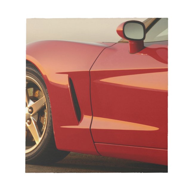 Min röda korvette anteckningsblock (Framsida)