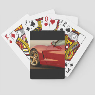 Min röda korvette casinokort