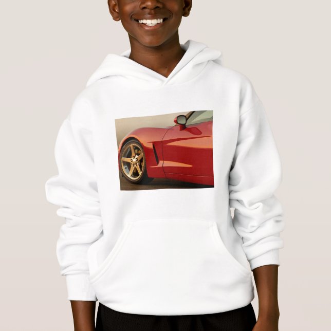 Min röda korvette t shirt (Framsida)