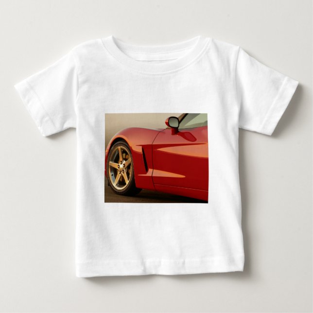 Min röda korvette t shirt (Framsida)