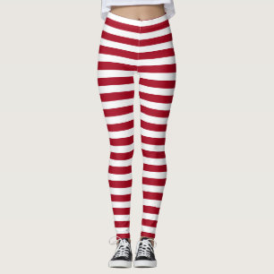 Min röda Ragdoll ~ & vitrandar Leggings