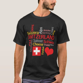 Min roliga favorit- schweiziska saker tee shirt