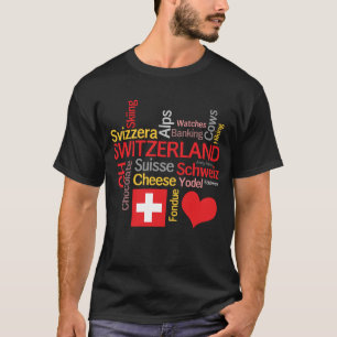 Min roliga favorit- schweiziska saker tee shirt