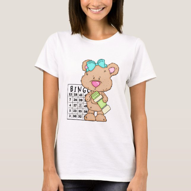 Min Roligt Bingo Bear ts-hirt T-shirt (Framsida)