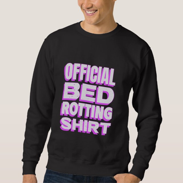 Min rotationsfunktion i Officiellen Bed-rotation f Lång Ärmad Tröja (Framsida)