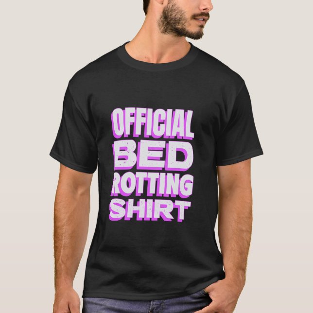 Min rotationsfunktion i Officiellen Bed-rotation f T Shirt (Framsida)