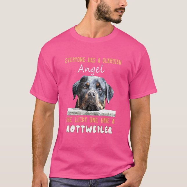 Min Rottweiler Är En Vårdande Ängel  1 T Shirt (Framsida)