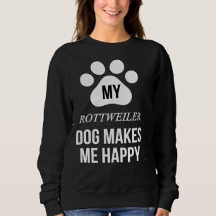 Min Rottweiler gör mig till Lycklig för Rottweiler T Shirt