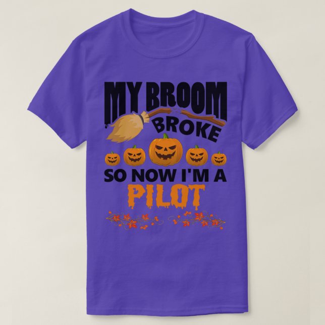 Min rumpa är fattig så nu är jag en pilot. t shirt (Design framsida)