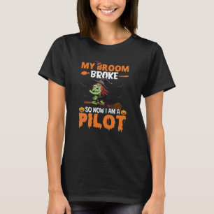 Min rumpa är fattig så nu är jag pilot t shirt